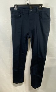 Jachs NY Men's Dark Blue Stretch Cotton Blend Casual Denim Pants Sz 34x30
