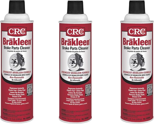 CRC 05089 BRAKLEEN Brake Parts Cleaner - Non-Flammable -19 Wt Oz, 3 Pack