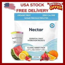 Nectar Hydration Packets - Electrolytes Powder Packets - No Sugar or Calories...