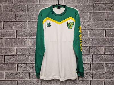 MN179 ERREA NORWICH CITY FC Maillot De Match Domicile Homme 2017/18
