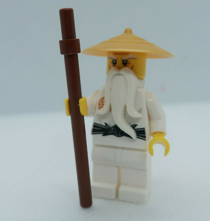 Sensei Wu Pearl Gold Hat 70596 Ninjago LEGO® Minifigure Mini