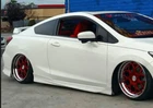 NEW 2012 2013 2014 2015 HONDA CIVIC ASPEC HFP V2 STYLE SIDE SKIRTS COUPE 2-DOOR