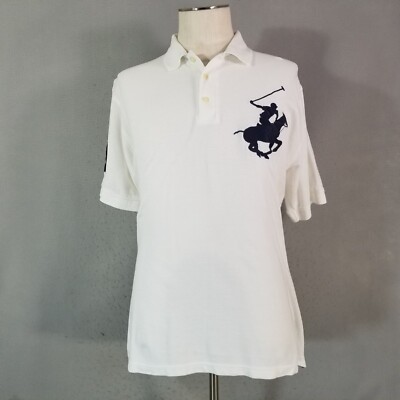 Beverly Hills Polo Club shirt men's XL extra large white big pony
