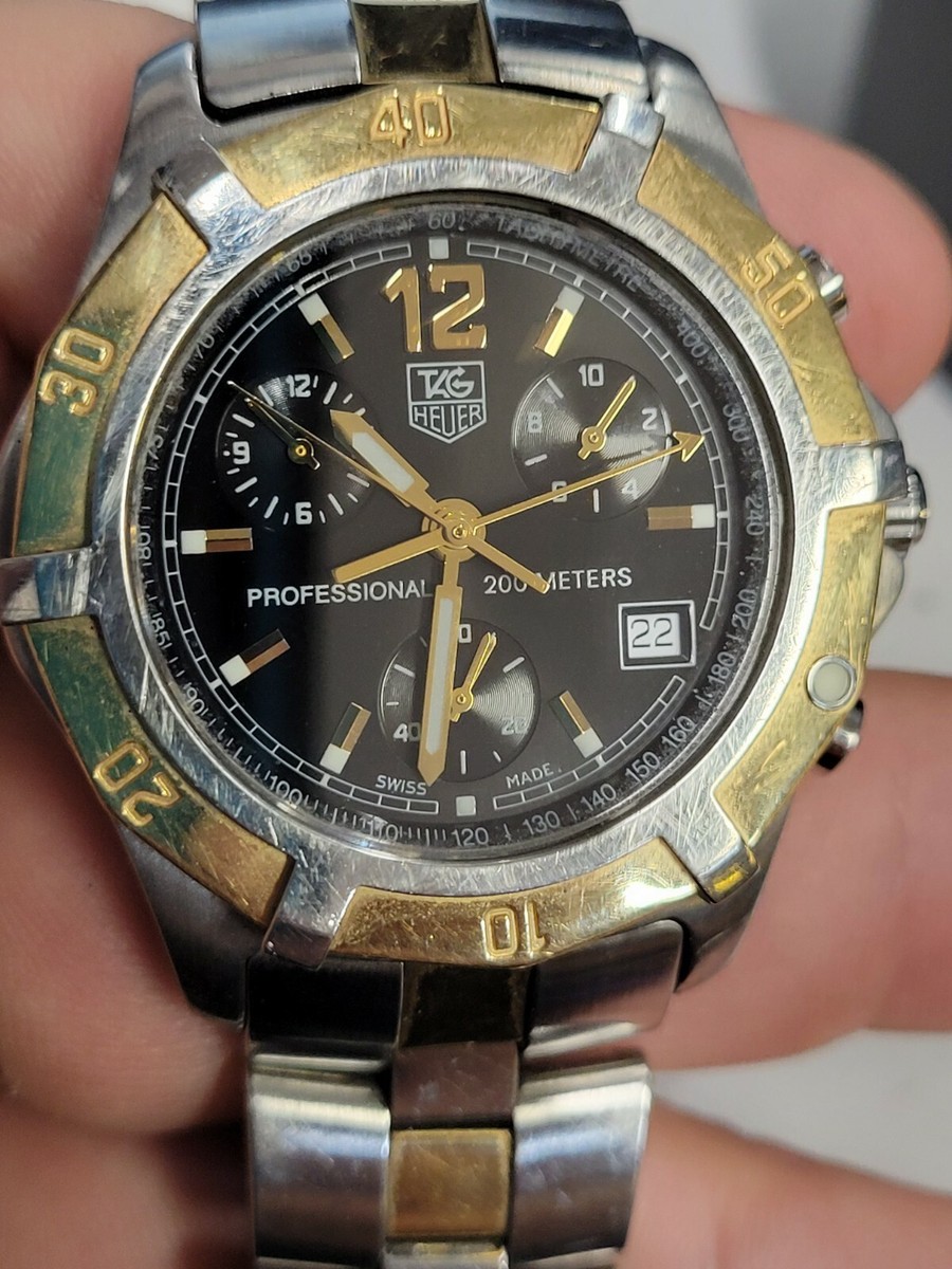 Tag Heuer 2000 Exclusive Chronograph Two Tone Watch CN1152 Tag Heuer 2000 Exclusive Chronograph Two Tone Watch CN1152