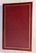 Red Photo/Postcard Album 3 Ring Binder Style Holds 234 Photos/ Postcards