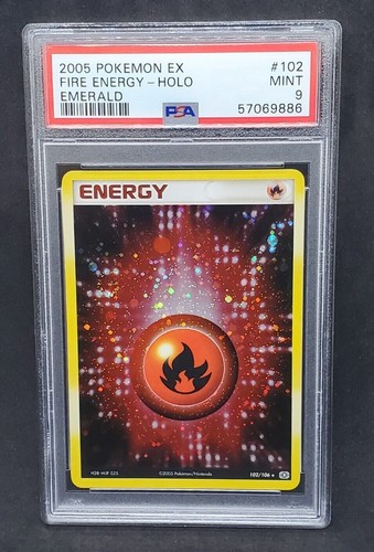 Fire Energy graded PSA 9 for sale on eBay