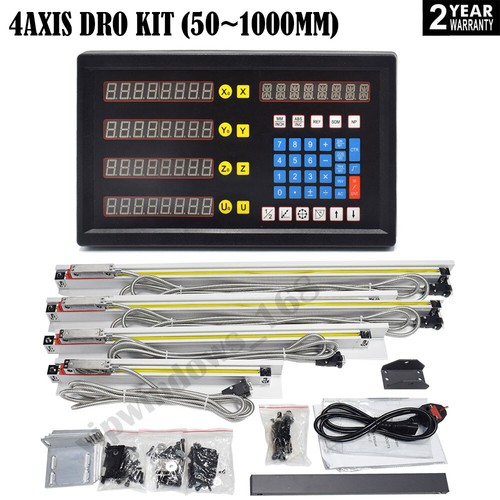 2/3/4/5 Axis DRO Digital Readout + Linear Glass Scales Set 4"-40" Milling Lathe - Picture 17 of 18