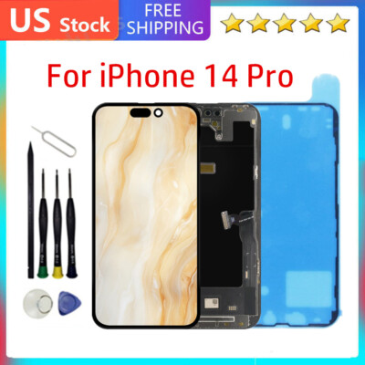 US Soft OLED For iPhone 14 Pro Touch Screen LCD Assembly Display Replace + Tools
