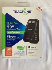 Tracfone No Contract LG 441G 2015 3G Flip Phone In Box