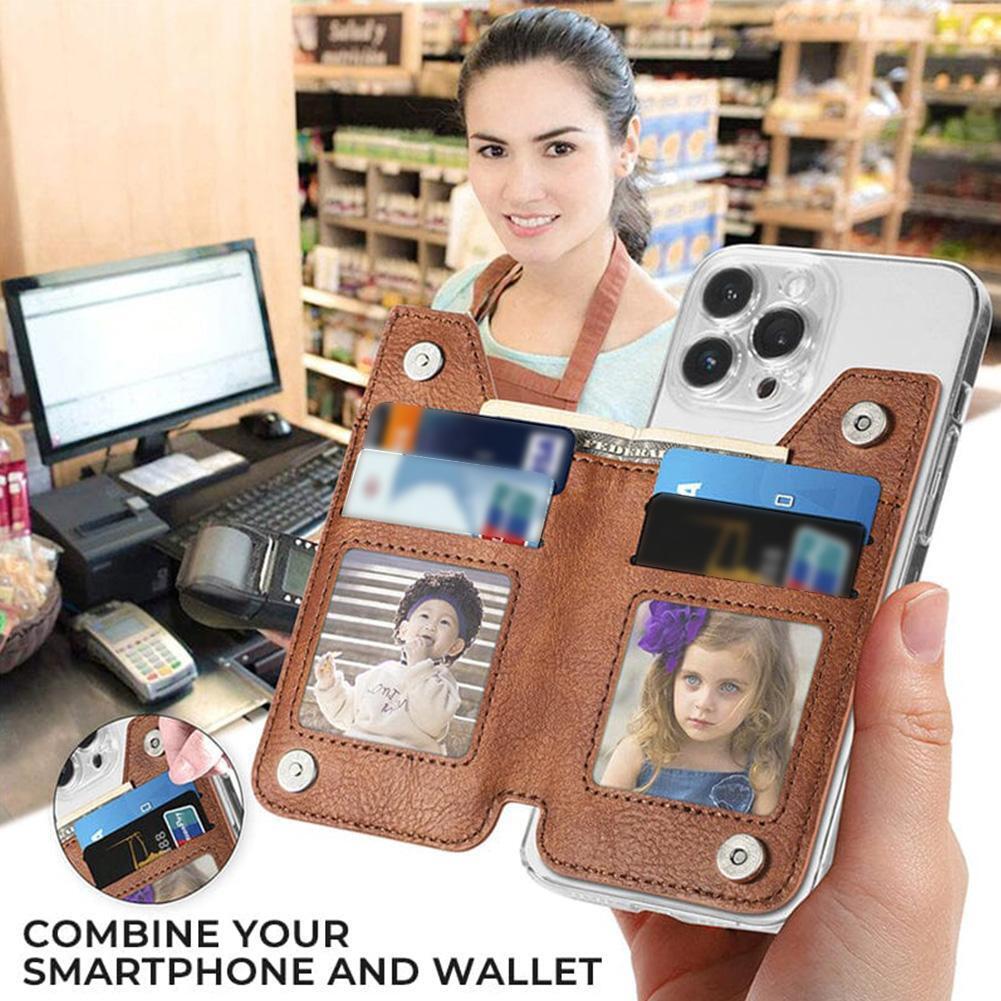 💦SUMMER HOT SALE-49% OFF💦) Multifunctional adhesive Phone Wallet Card  Holder
