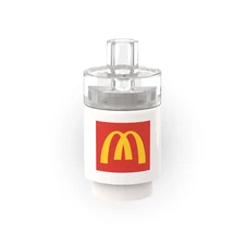 McBrick's Drink - Fast Food - Custom Printed -  Minifig - Brick City AFOL
