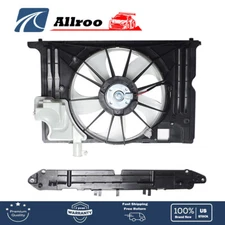 Radiator AC Condenser Cooling Fan Assembly For 14-19 Toyota Corolla 163610T041