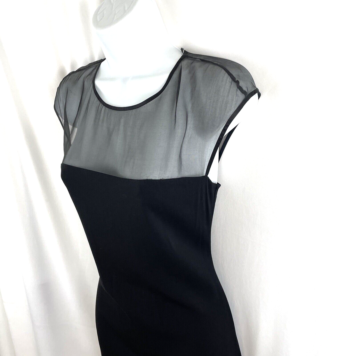 zara black sheer dress Zara Black Sheer Dress