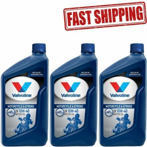 Valvoline 4Stroke Motorcycle 10W40 Conventional Motor Oil 1 QT eBay