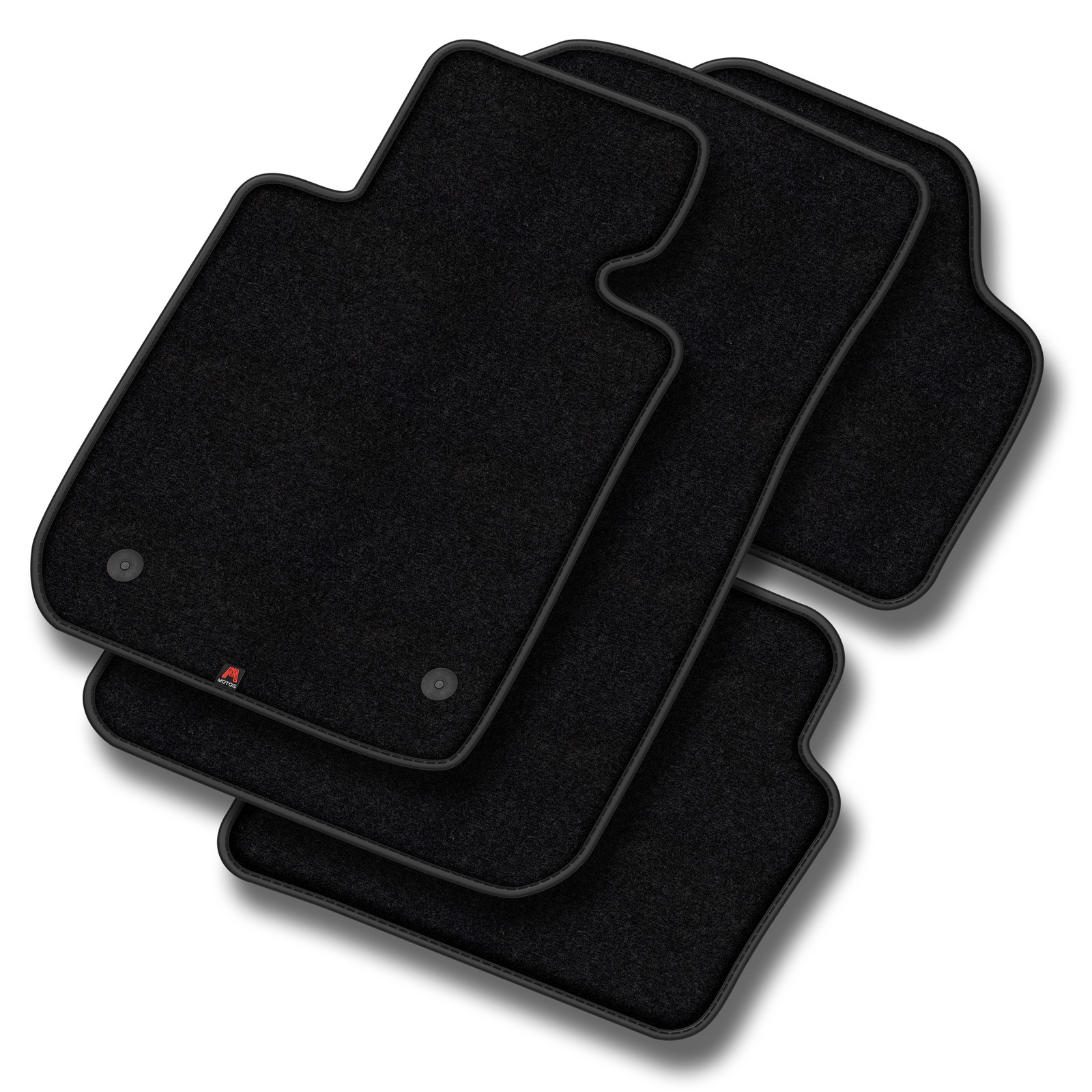 Tapis de sol sur mesure Mercedes Classe A W168 moquette noire tapis voiture ME07-1