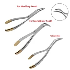 Dental Surgical Upper Root Tip Extraction Pliers Residual Tweezers Tooth Forceps