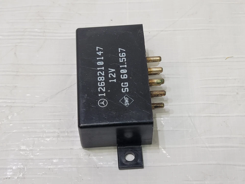 1985 Mercedes-Benz 500SEL Left Driver Side Heated Seat Relay OEM 1268210147 - Image 3 of 4