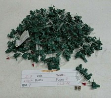 200 CLEAR Replacement Mini Glass Bulb Incandescent 2.5 Volt  Fuses