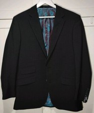 Jacamo City Blazer Jacket Grey Blue Floral Lining Size 38 pit to pit 42inch
