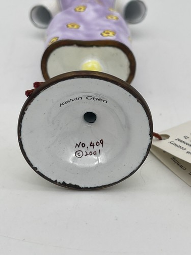 2001 Kelvin Chen Enameled Mini Dress Form #409, 218, 152, 316 w COA Available - Picture 3 of 4