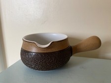 vintage stoneware brown soupbowl