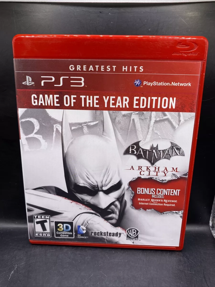 Batman: Arkham Asylum Game of the Year Edition (GH) - PS3