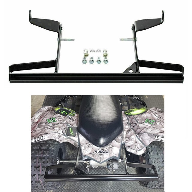 For Yamaha Raptor 700R 20062020 Wide Rear Grab Bar Bumper Black Aluminum ATV eBay