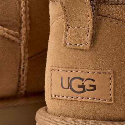 Women UGG Classic Ultra Mini Boot 1116109 Chestnut Suede Upper 100