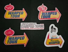 Vans Warped Tour Vinyl Stickers Music Festival Logo Pop Punk Rock Metal Skate