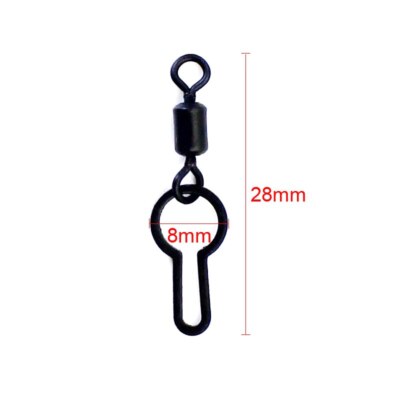 20 PVA bag stick clips UK size 8 swivel Carp Barbel Fishing Terminal Tackle UK
