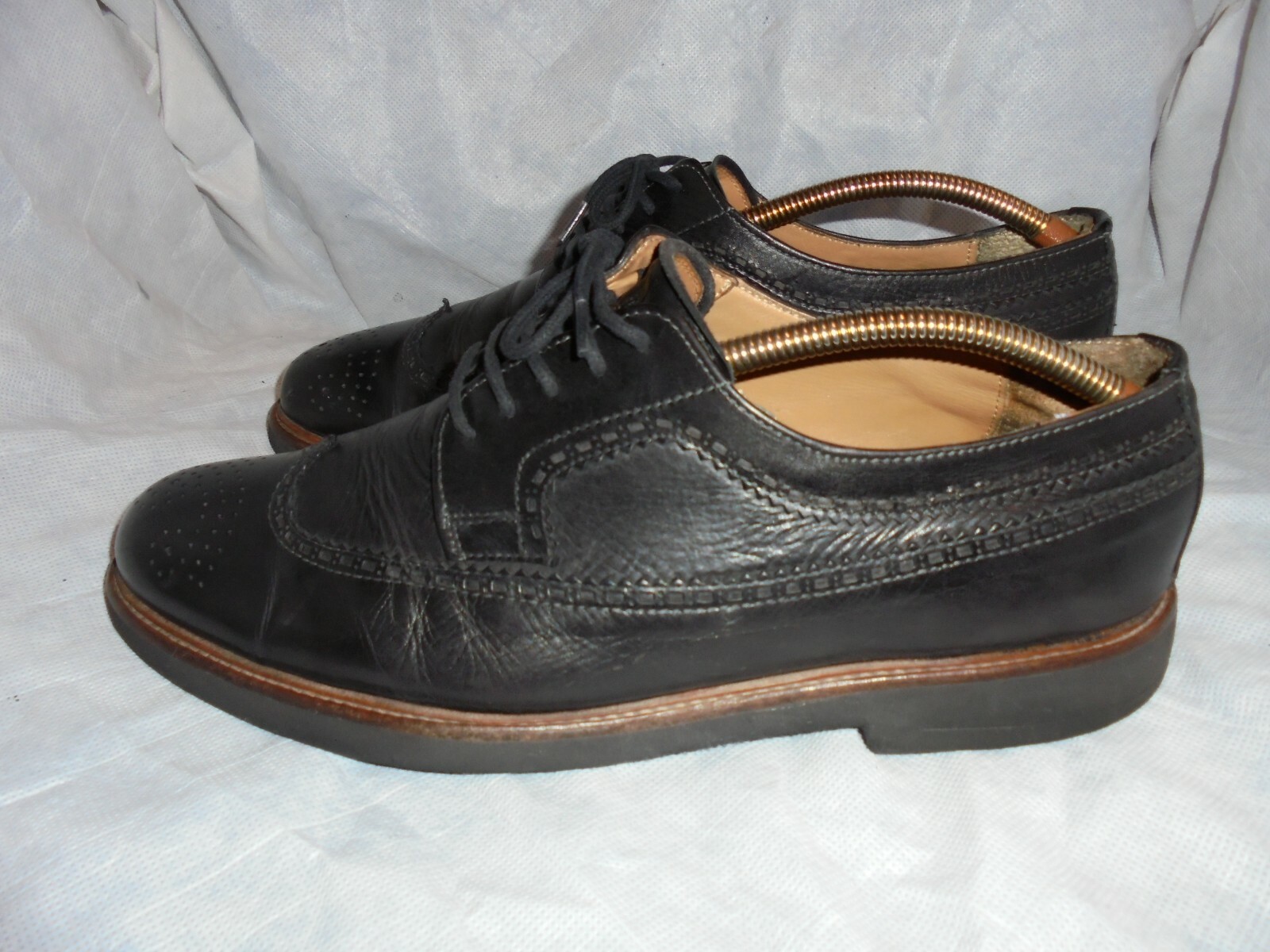 ARMANI COLLEZIONI MEN BLACK LEATHER 