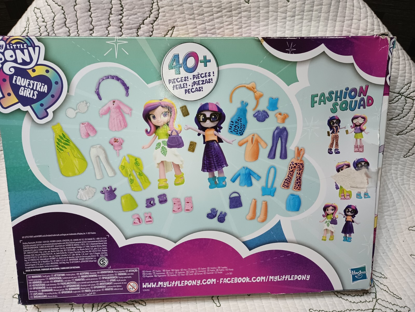 My Little Pony Equestria Girls Twilight Sparkle and DJ Pon-3 Fashion Squad Doll Set by Hasbro