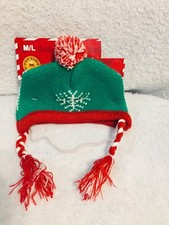 Christmas Dog Medium / Large Hat New