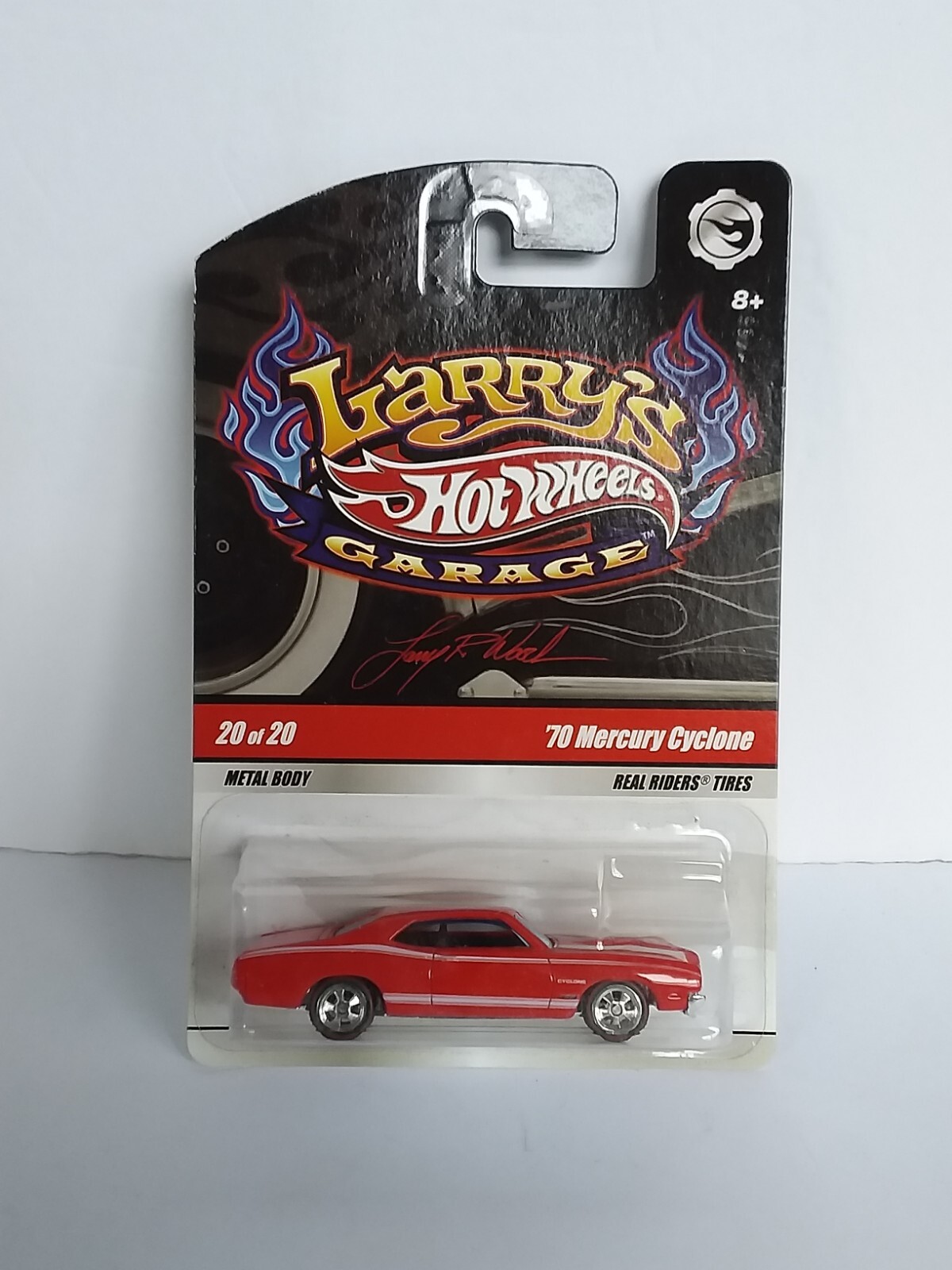 Hot Wheels Larry's Garage '70 Mercury Cyclone Red #20/20 Real Riders