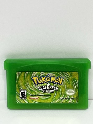 Pokemon LeafGreen Authentic (Nintendo Gameboy Advance) Works/Tested/Saves