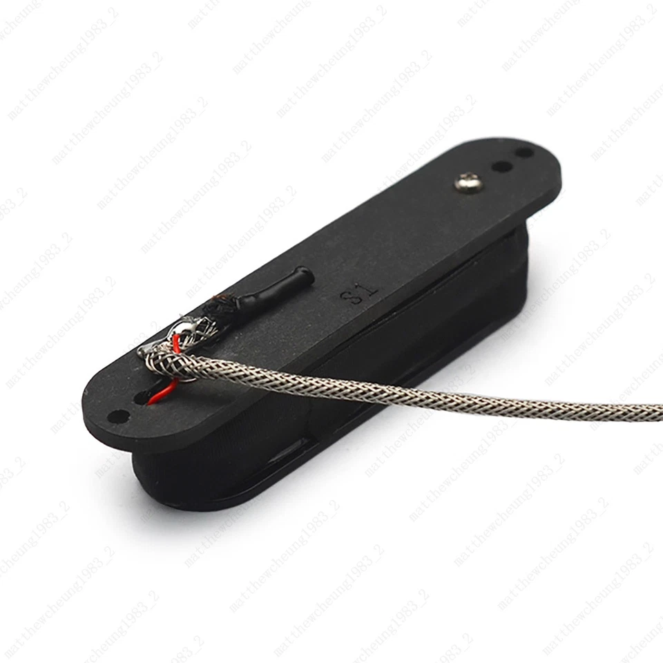 Guitar Pickup Single Blade w/Ceramic Magnet & Shielded Braided Wire For ST/Start - Image 4 of 4