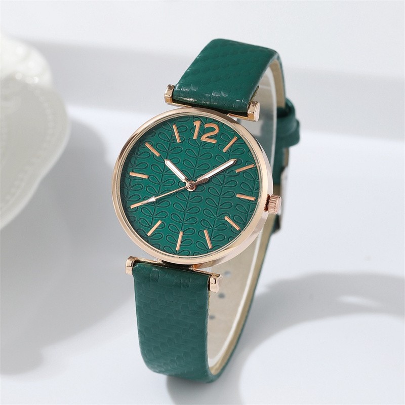 Ladies Wristwatches Women Watches Casual Leather Strap Pointer Type Quartz Watch thumbnail 5