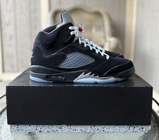 Size 13 - Nike Air Jordan 5 Black Metallic Reimagined HF3975-001 *Worn Once*