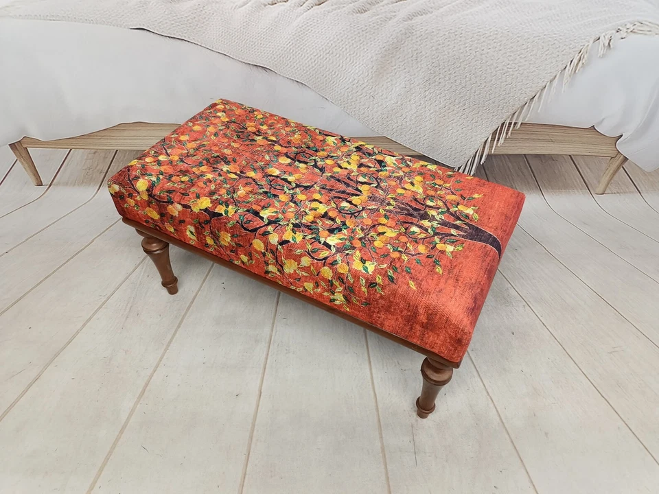 Piano bench, Meditation bench, Entry bench, Hallway bench, Cozy bench, Pouffie - Image 3 of 4