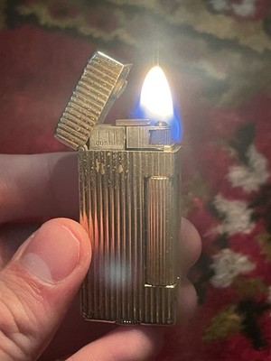 Vintage dunhill rollalite petrol small version 
