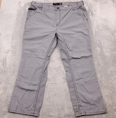 Ariat FR M4 Pants Mens 42x30 Gray Relaxed Boot Carpenter Workwear CAT2