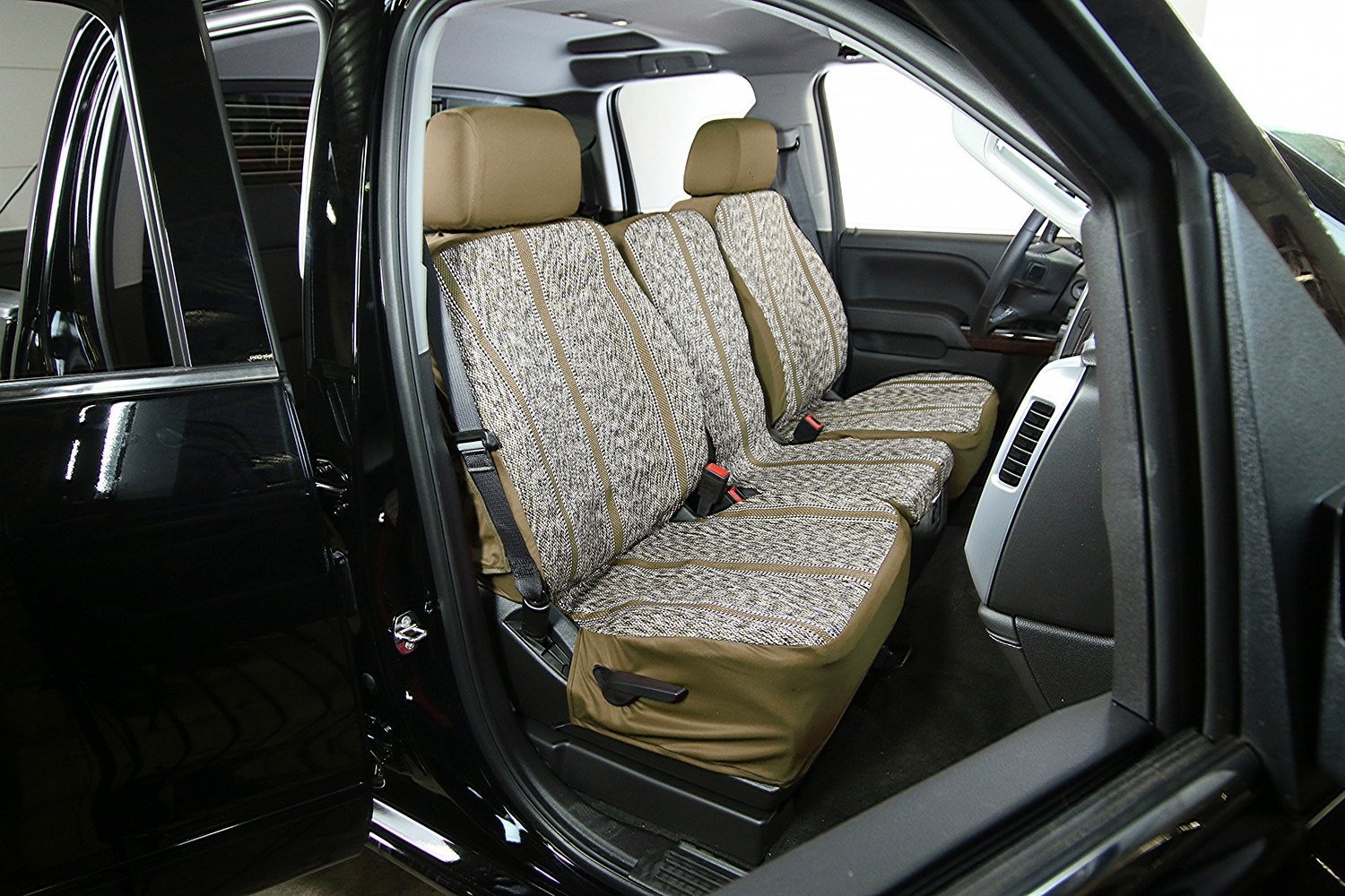 Saddleman 028525-09 Saddle Blanket 1st Row Tan Custom Seat Covers