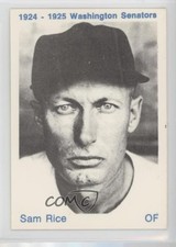 1975 TCMA 1924-25 Washington Senators Sam Rice HOF 0nr3