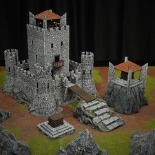Conquest Creations | The Castle of the Beacon | 28mm Tabletop Gelände | Fantasy