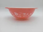 Vintage Pyrex 4 QT Pink Gooseberry Cinderella Mixing Bowl Spout Handles #444