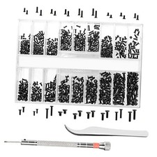 630 Pcs Tiny Micro Repair Screw Kit Eyeglass Sunglass Repair Kit with