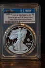 2025 S Silver American Eagle $1 US Navy Privy PCGS PR70DCAM ~ FIRST STRIKE