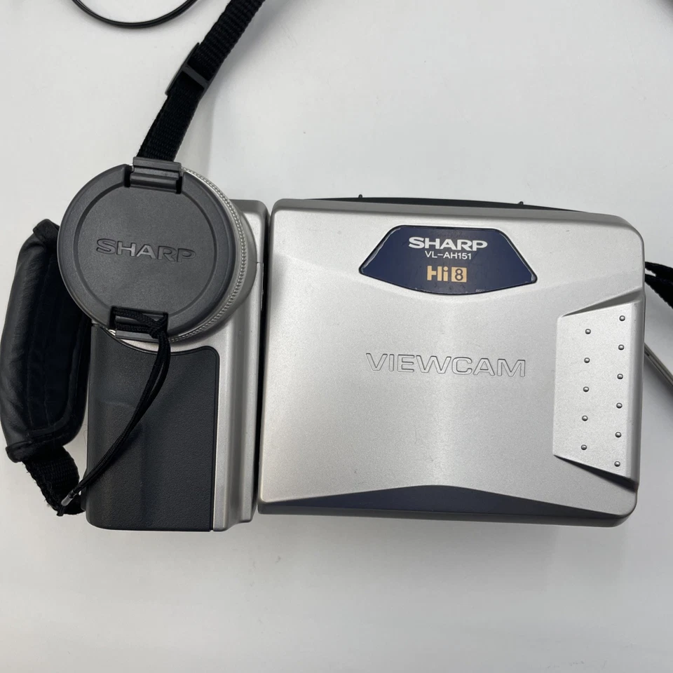 Sharp VL-AH131H Hi-8 Viewcam Camcorder Boxed with Tapes & Charger - Working  K12 - Image 2 of 4
