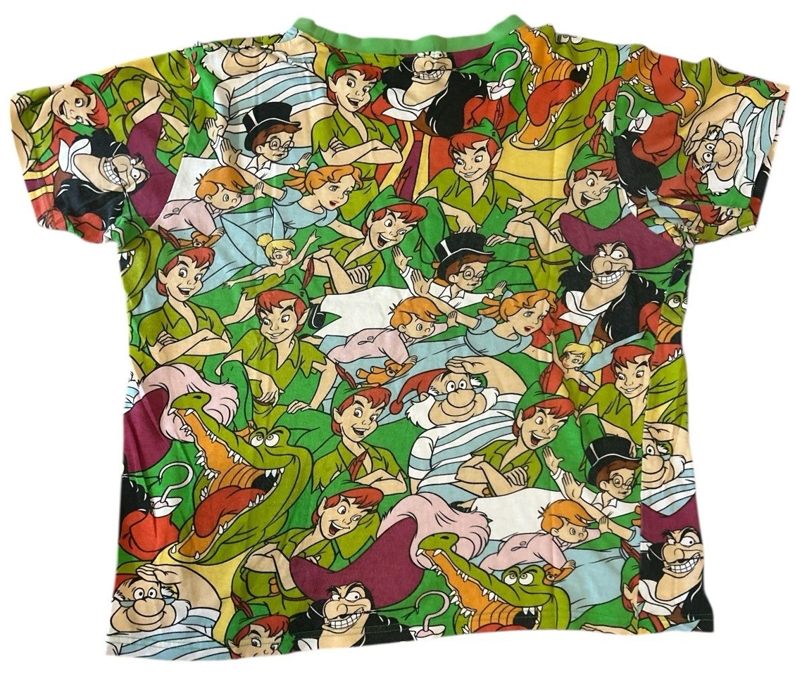 Peter Pan All Over Print Disney Tokyo T Shirt