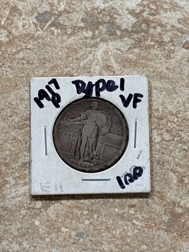 1917 P type 1 vf details standing liberty quarter